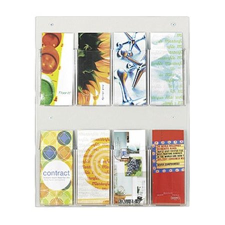 SAFCO Safco 5673CL - Clear2c 8 Pamphlet Display - Clear 5673CL